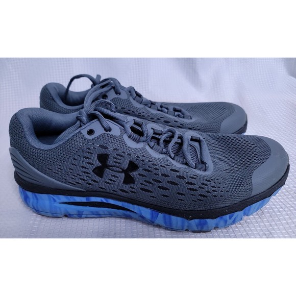 Under Armour Other - Under Armour Charged Intake Deluxe Foam Sneakers Mens 9.5 Gray/Blue